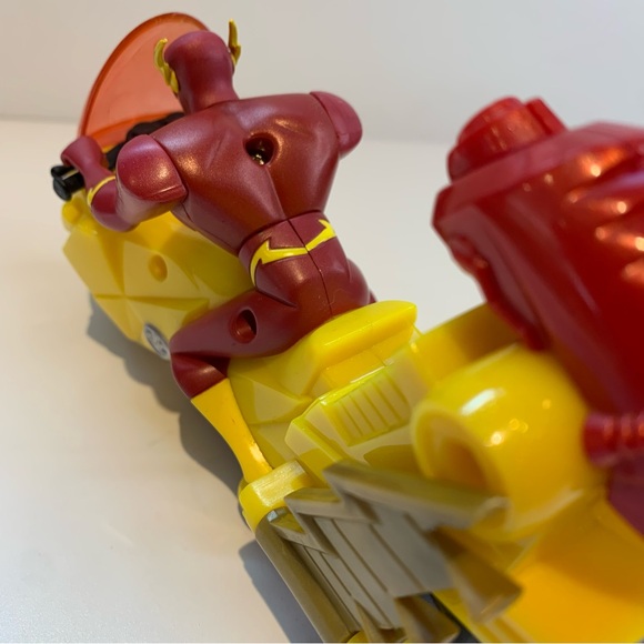 2003 Mattel Justice League Mission Vision The Flash Motorcycle DC Comics Vintage - Picture 11 of 11